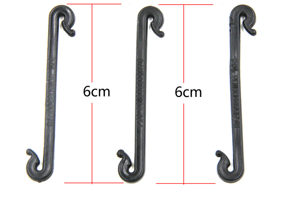 Fastening Hooks, Tying Clips, 100ps/pack