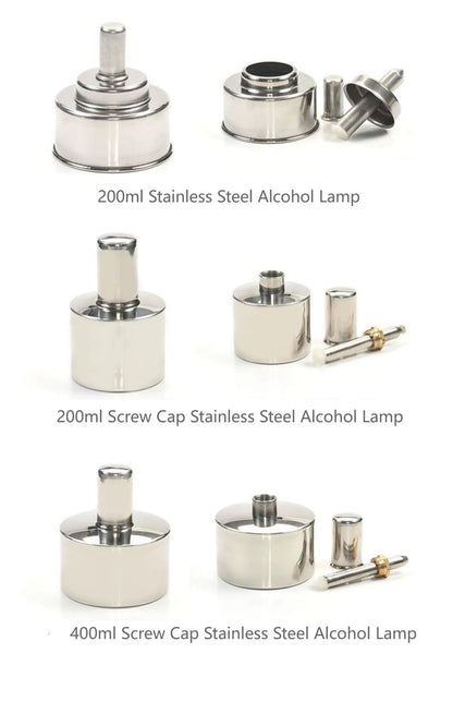 Stainless Steel Alcohol Lamp