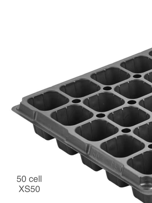Seed Trays, 50 cell, 70cc, 100ps/pack