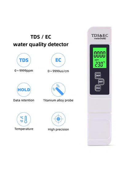 Water TDS & EC Test Pen